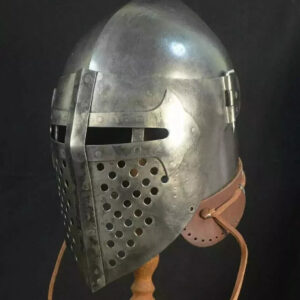 Medieval Bascinet Helmet | Armour Buhurt Helmet | Knight Battle Larp Helmet KA